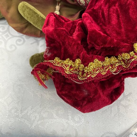 Velvet Frog Prince Decorative Holiday Doll Collectible Stuffed Animal - Picture 7 of 8